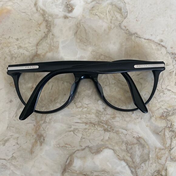 PRADA Black Acetate Glasses Frames - Picture 5 of 13
